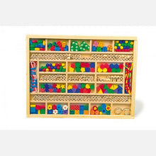 Veľký set prevliekacích drevených tvarov pre dievčatká