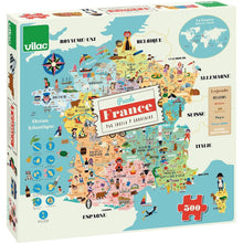 Puzzle Mapa Francúzsko 300 dielikov 2