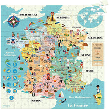 Puzzle Mapa Francúzsko 300 dielikov