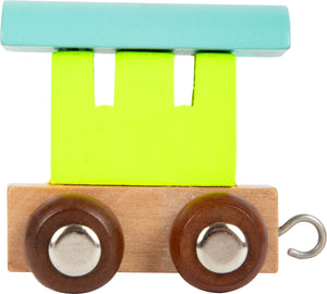 Pastelový vagón - drevený vláčik pre deti
