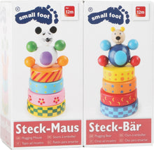 Drevené pyramídy "Myška a Macko"