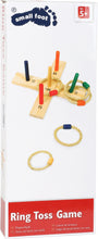 Detská hra s kruhmi na hádzanie