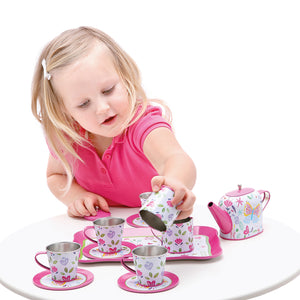 Detský čajový set ružový 4
