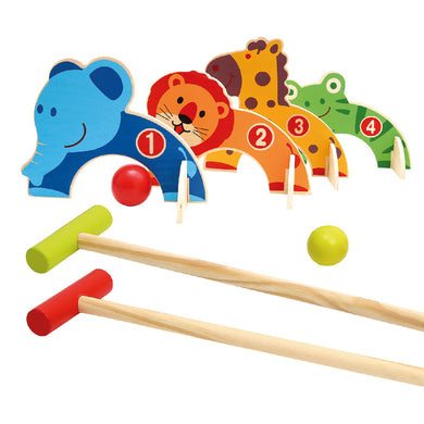 Detská sada na kroket Zoo