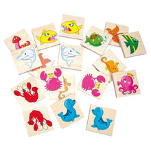 Drevené hry pexeso vodný svet 2