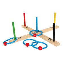 Hádzanie kruhov farebné 3