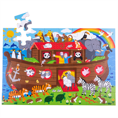 Podlahové puzzle Noemova archa 48 dielikov