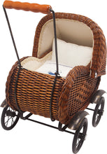 Prútený kočík pre bábiky "Líza"