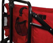 Skladací vozík červený