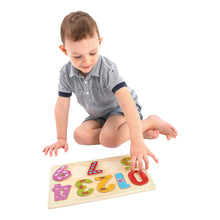 Drevené hračky počítanie puzzle číslice 6