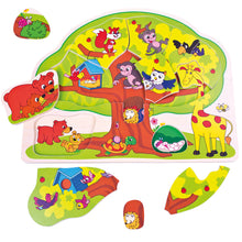 Puzzle veselé zvieratka 2