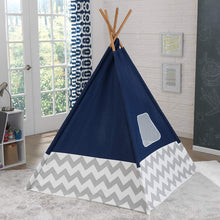 Tmavomodré teepee do detskej izby