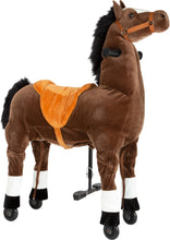 Pohyblivý detský jazdecký kôň na kolieskach Blesk 3