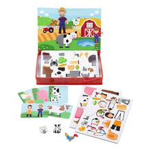 Magnetické obliekacie puzzle Farma