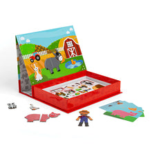 Magnetické obliekacie puzzle Farma 4