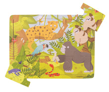 Drevené puzzle jungle 3
