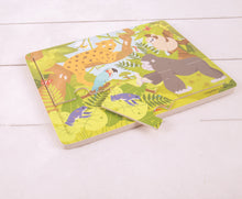Drevené puzzle jungle 2