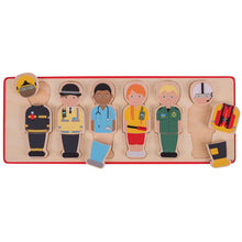 Vkladacie puzzle záchranársky tím 4