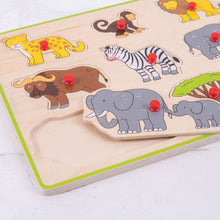 Vkladacie puzzle safari 2