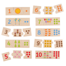 Edukatívne puzzle počítanie 3