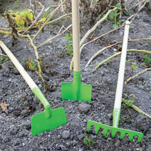 Záhradné hrable zelené 3