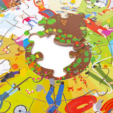 Okrúhle podlahové puzzle Štyri ročné obdobia 50 dielikov 3