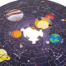 Okrúhle podlahové puzzle Slnečná sústava 50 dielikov 4