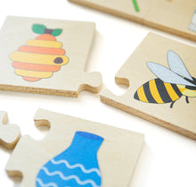 Didaktické puzzle Čo k sebe patrí 3