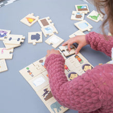 Didaktické puzzle Čo k sebe patrí 2