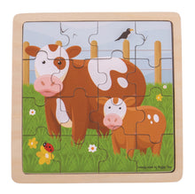 puzzle - Kravička s teliatkom
