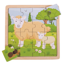 puzzle - Ovečka s jahniatkom 2