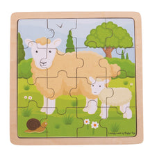 puzzle - Ovečka s jahniatkom