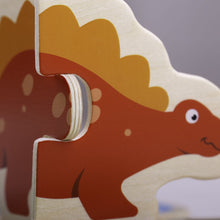 Drevené puzzle dinosauri 2