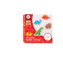 Drevené puzzle dinosauri 3