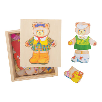 Oblékacie puzzle Pani medvedica