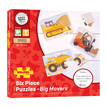 Puzzle 3v1 Stavební stroje 3