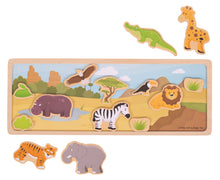 Magnetické puzzle safari
