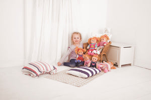 Ružové pyžamo pre bábiku 28 cm 3