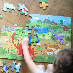 Podlahové puzzle Dinosaury 48 dielikov 3