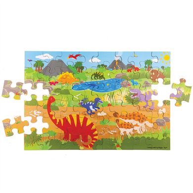 Podlahové puzzle Dinosaury 48 dielikov