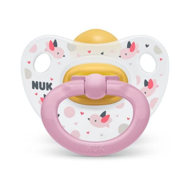 Cumlík NUK HAPPY KIDS,LA,V3 (18+m.) ružový vtáčik