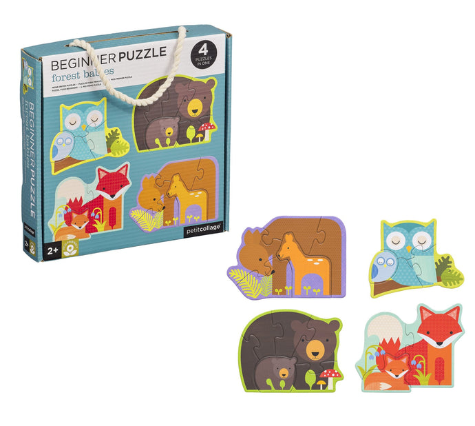 Prvé puzzle lesne zvieratká