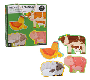 Prvé puzzle zvieratká z farmy