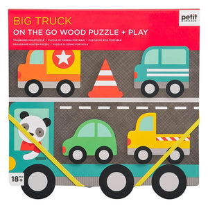 Robustne drevené puzzle Big Truck
