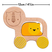 Drevený lev na kolieskach 7