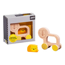 Drevený lev na kolieskach 6