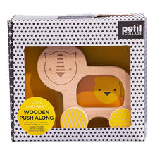 Drevený lev na kolieskach 2