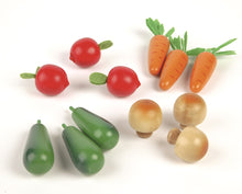 Drevená debnička so zeleninou 2