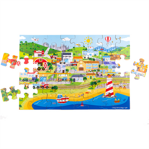 Podlahové puzzle Mesto 48 dielikov 3