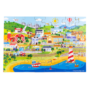 Podlahové puzzle Mesto 48 dielikov